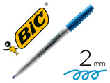 Marcador Bic Velleda para Quadro Branco - Azul Ponta Redonda 2 mm