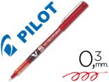 Marcador Pilot Ponta Fina v-5 Vermelho 0.5 mm