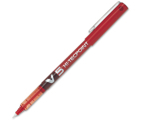 Marcador Pilot Ponta Fina v-5 Vermelho 0.5 mm