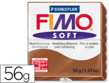 Pasta para Modelar Staedtler Fimo Soft 56 gr Cor Chocolate