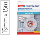 Fita Adesiva Tesa Dupla Face Powerbond Universal Uso Interior 1,5mx19mm