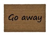 Tapete Entrada " Go Away"