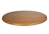 Tampos de Mesa Redondo 60cm Zebrano Light