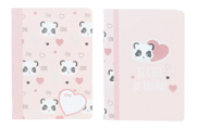 Caderno Agrafado A4 48f/90g Quadriculado B'LOG CUTE PANDA