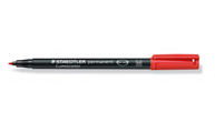 Marcador Permanente Staedtler Lumocolor 1mm Vermelho