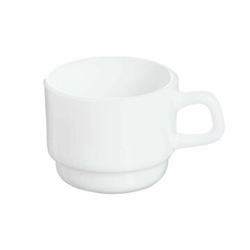 Conjunto de Chávenas de Café Arcoroc Restaurant 12 Unidades Branco Vidro (8 Cl)