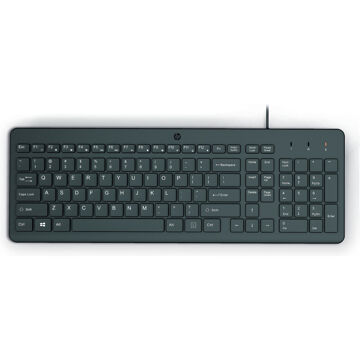 Teclado HP 150 Qwerty Espanhol Preto