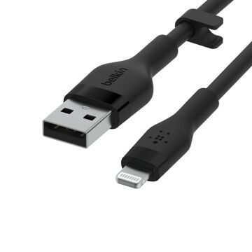 Cabo USB para Lightning Belkin CAA008BT3MBK Preto 3 M