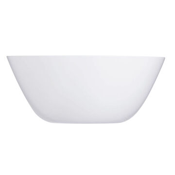 Saladeira Luminarc Zelie Branco Vidro 18 cm