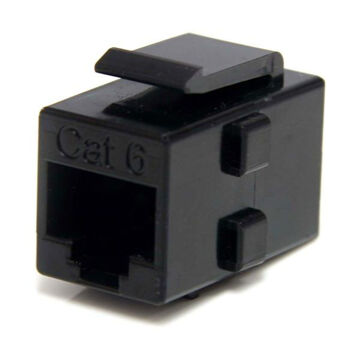 Conector RJ45 Startech C6KEYCOUPLER Preto