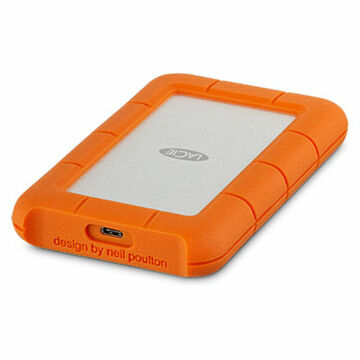 Disco Duro Externo Lacie Rugged Usb-c Laranja 2 TB 2,5"