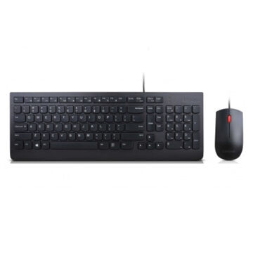 Teclado e Rato Lenovo 4X30L79915 Preto Qwerty Espanhol