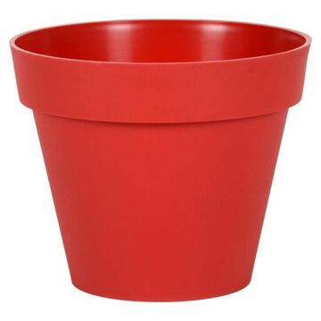 Vaso Eda Tuscan Vermelho ø 30 X 26 cm Redonda Polipropileno