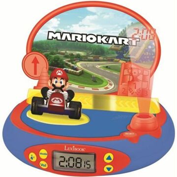 Relógio-despertador Lexibook Mario Kart Projector com Som