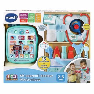 Mala Médica de Brincar com Acessórios Vtech Electronic Doctor Apprentice Kit