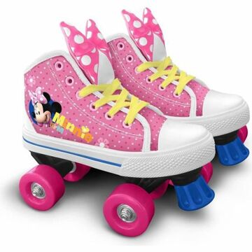 Patins em Linha Disney Minnie Cor de Rosa