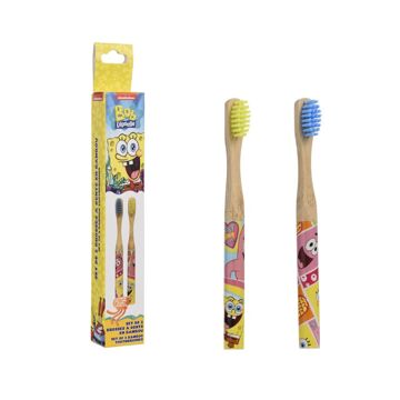 Escova de Dentes para Crianças Take Care Spongebob 2 Peças