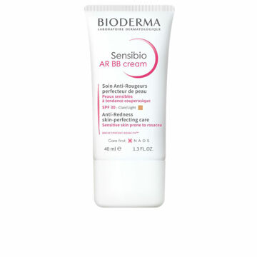 Creme Hidratante com Cor Bioderma Sensibio Tratamento Antivermelhidão Light (40 Ml)