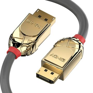 Cabo Displayport Lindy 36294 Dourado 5 M