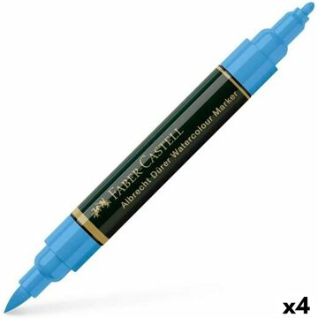 Marcadores Faber-castell Durer Azul (4 Unidades)