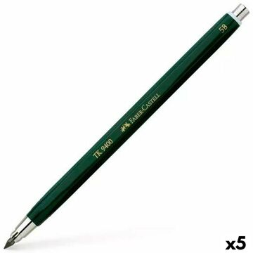 Porta-minas Faber-castell Tk 9400 3 3,15 mm Verde (5 Unidades)