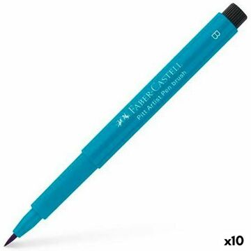 Marcadores Faber-castell Pitt Artist Azul Cobalto 10 Unidades