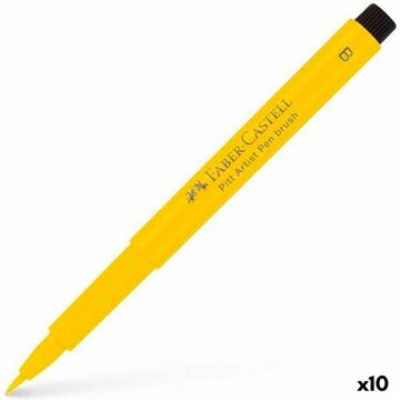 Marcadores Faber-castell Pitt Artist Cadmium Amarelo 10 Unidades