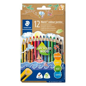 Lápis de Cores Staedtler Noris Colour Jumbo 12 Peças Multicolor