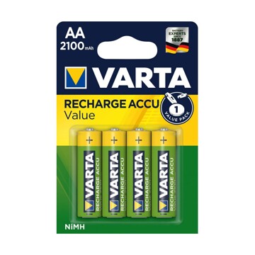 Pilhas Recarregáveis Varta Blx4 2100Mah