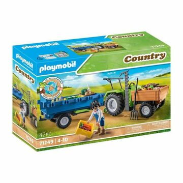 Playset de Veículos Playmobil 71249 Trator 42 Peças