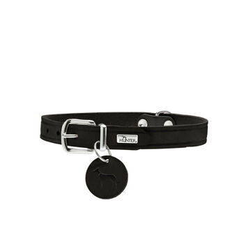 Coleira para Cães Hunter Aalborg Preto M 38-47 cm