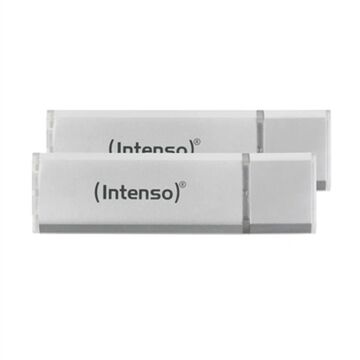 Memória USB Intenso 3531490 64 GB 2 Unidades Prata