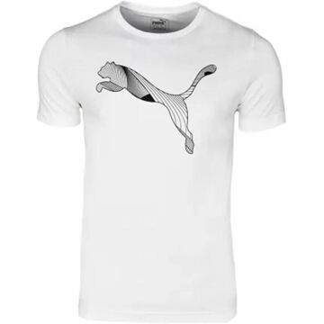 Camisola de Manga Curta Infantil Puma Active Sports Graphic Branco 11-12 Anos