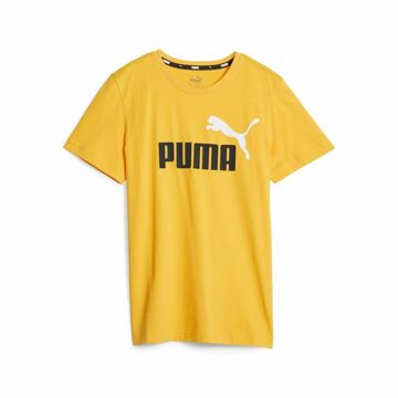 Camisola de Manga Curta Infantil Puma Ess+ 2 Col Logo Amarelo 11-12 Anos