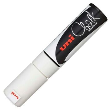 Liquid Chalk Markers Uni-ball PWE-8K Branco 6 Unidades