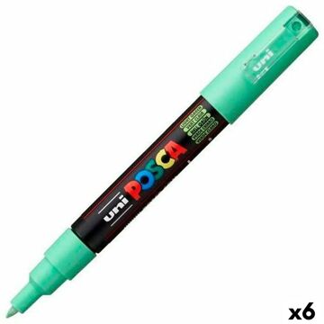 Marcador Posca PC-1M Verde Claro (6 Unidades)