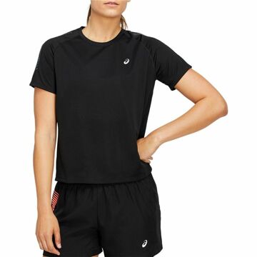 Camisola de Manga Curta Mulher Asics Icon Ss Preto M