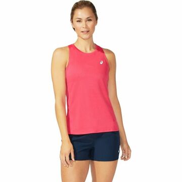 Camisola de Manga Curta Mulher Asics Core Tank Cor de Rosa L