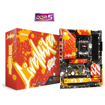 Placa Mãe Asrock B650 Livemixer Amd Amd B650 Amd AM5