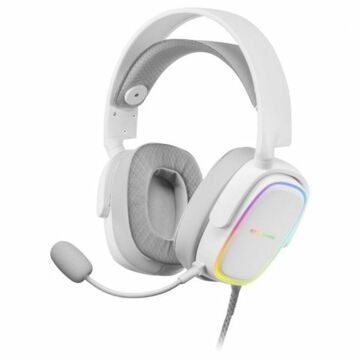 Auriculares com Microfone para Vídeojogos Mars Gaming Mhaxw Rgb Branco