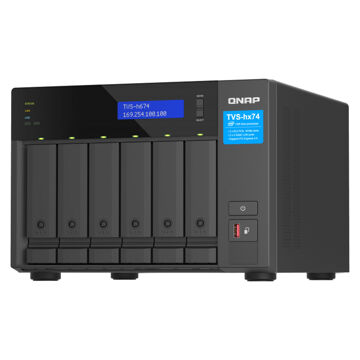 Armazenamanto em Rede nas Qnap TVS-H674 Preto Intel Core i5-1240