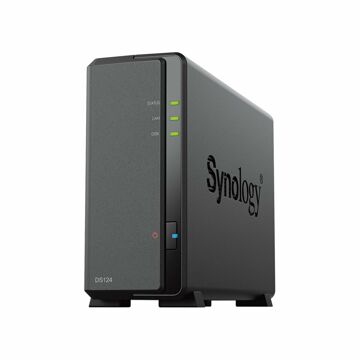 Armazenamento em Rede Synology DS124 Preto