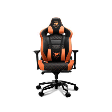 Cadeira de Gaming Cougar Titan Pro Laranja/preto Preto Preto/laranja