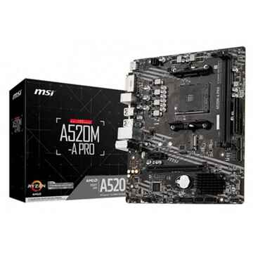 Placa Mãe Msi A520M-A Pro Matx DDR4 AM4 Amd AM4