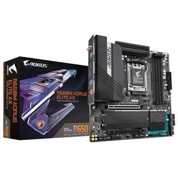 Placa Mãe Gigabyte B650M Aorus Elite Ax Intel Wi-fi 6 Amd AM5