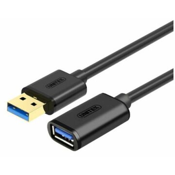 Cabo Alargador USB Unitek Y-C456GBK Preto 50 cm