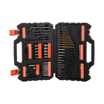 Conjunto de Brocas Black & Decker a7200-x Mala 109 Peças