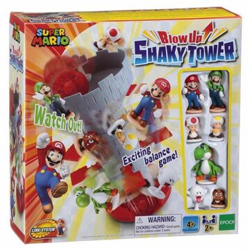 Jogo de Mesa Super Mario Blowup Shaky Tower