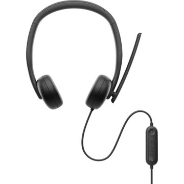 Auriculares com Microfone Dell WH3024-DWW Preto