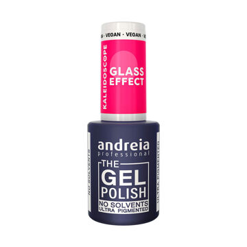 Verniz de Unhas Andreia Glass Effect 10,5 Ml Rosa-escuro